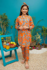 Modest - Sundown - Orange - Lawn - 2 Piece